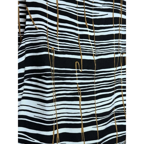 Hobbs London Black, White & Brown Classic Sleeveless Top UK 10 USA 6 SEE NOTE - Picture 6 of 10